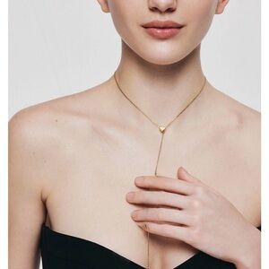 Elegant Gold Heart Pendant Necklace